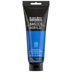 Peinture Acrylique en tube bleu ceruleum 250ml - Liquitex Basics