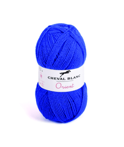 Fil à tricoter ORIENT - Cheval Blanc 006 -indigo