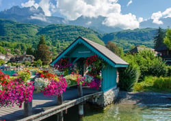 Puzzle 500 pièces - Vue sur le Lac d'Annecy - Bluebird Puzzle