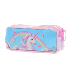 Trousse Licorne Arc-en-ciel 23 CM Haut de gamme - 2 compartiments