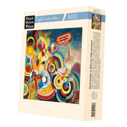 Hommage à Blériot de Delaunay - Puzzle Michèle Wilson
