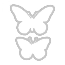 Tampons transparents et dies de découpe Framelits - Papillons - 10 pièces - Sizzix