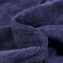 Tissu Micro Éponge Bambou Téa Bleu nuit