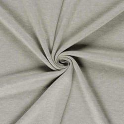 Tissu Jersey Viscose chiné sur fond Gris perle