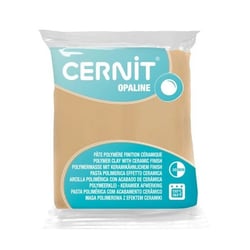 Pâte polymère Semi Opaque à cuire Pâte à modeler pain de 56g CERNIT Opaline  BEIGE SABLE 815