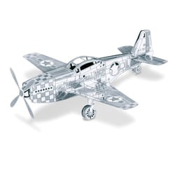 Aviation - Mustang P-51 - Maquette 3D en métal avec 1 feuille
