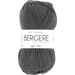Pelote de laine - Mistigris - 100% coton bio - 3mm - Tricot et crochet - Bergère de France