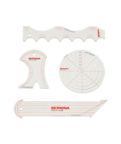 Kit de Règles de Quilting Essentielles BERNINA – Précision et Créativité au Rendez-Vous Blanc