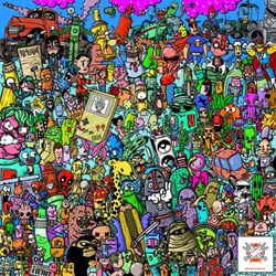 Puzzle 1000 pièces - Cartoon Party - Grafika
