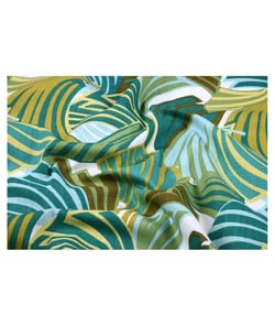 Tissu coton enduit moderne de 155 cm de largeur genjivert vendu par 50 cm