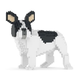 Chien Bouledogue Français qui tourne la tête caille noir Taille standard | JEKCA | 14 ans et +