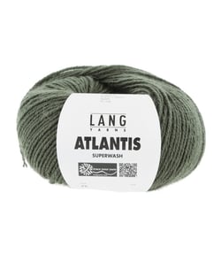 Pelote de laine vierge ATLANTIS - Lang Yarns 0098 vert