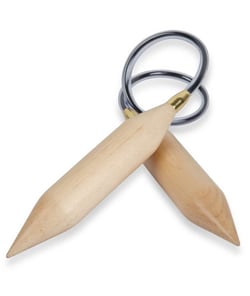 Aiguilles circulaires Jumbo en bois 80 cm N° 30 et N°35 - Knitpro taille n°35