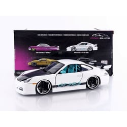 Véhicule miniature de collection - JADA TOYS - Porsche 911 GT3 RS Starlight - Échelle 1/24 - Blanc/Noir