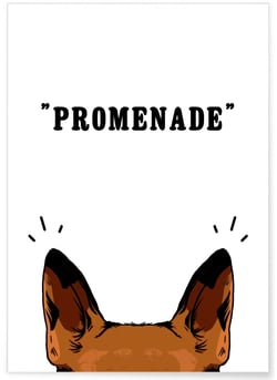 Affiche Promenade | A3 : 29,7x42cm