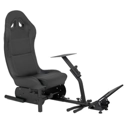 Fauteuil de jeux URBAN FACTORY GAMEE - Acier et simili-cuir PU - 8018243 - Noir - 15,5 kg
