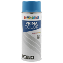 Spray de peinture acrylique - Bleu ciel - RAL 5015 - Brillant - Tous supports - Prima Color - 400ml