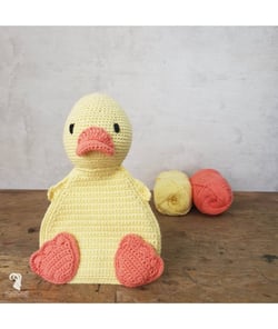 Kit Crochet Ecologique Jenny le Canard - Amigurumi Hardicraft Jaune