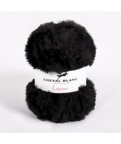 Pelote de fourrure Louve - Cheval Blanc 012 Noir