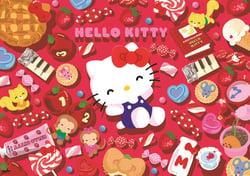 Puzzle 1000 pièces - Bonjour Kitty - Trefl
