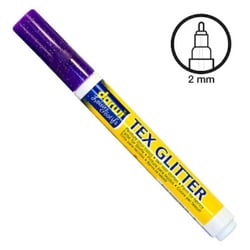 Darwi - Feutre peinture pour tissu Violet pailleté