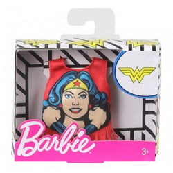 Mattel - fxj94 - barbie débardeur wonder woman rouge - top dc - tenue - habit - accessoire poupée
