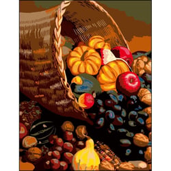 Princesse - Canevas antique Corbeille de fruits 50x65cm