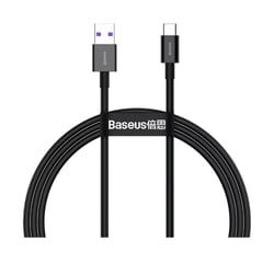 Baseus Câble de Charge et Transfert USB-USB-C 66W 1m Noir