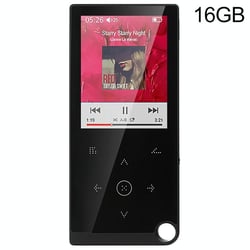 Lecteur MP4 16GB Écran Tactile 2.4 Pouces Support E-Book Alarme Argenté Noir YONIS
