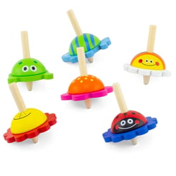 Lot de 6 toupies bébêtes - Ulysse