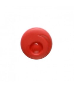 Carte de 5 boutons Smile rouge 15mm - Distrifil Rouge