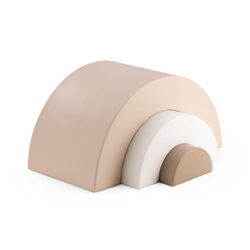 Arc-en-ciel Rainbow   Beige, blanc, gris beige - IGLU