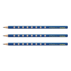 Crayon graphite triangulaire LYRA Groove Slim - HB - Lot de 3