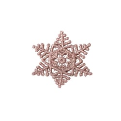 Ecusson thermocollant flocon de neige rose gold 3,9cm x 3,9cm