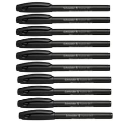 Lot 10 feutres Topliner 967 noir pointe 0,4mm - Schneider