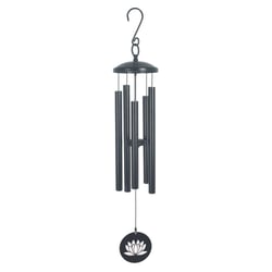 Carillon à vent Noir Lotus 77 cm - Omsaé