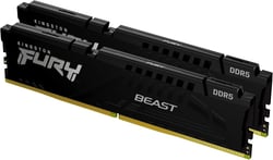 Mémoire PC KINGSTON FURY BEAST - KF552C40BBK2-32 - Or, Noir - 32 Go - 0,0746 kg