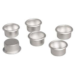 Bougeoir en métal, ø2,2cm, Boîte 6 pces