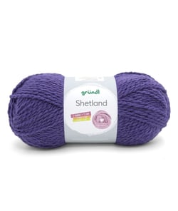 Pelote de laine à tricoter SHETLAND - 100GR - GRUNDL 17 Violet