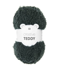 Fil à tricoter Creative Teddy 100 gr - Rico Design 04 Vert pétrole
