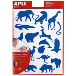 Apli Agipa - Gommettes permanentes Animaux sauvages x 204