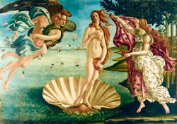 Puzzle 1000 pièces - Botticelli - The birth of Veclassiques, 1485 - Bluebird Puzzle
