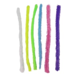 MégaCréa DIY - Chenilles XL 2 cm Couleurs pastel Assortiment 6 pièces