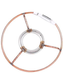 CERCLE AVC BAGUE 15 EN 14 CUIVRE