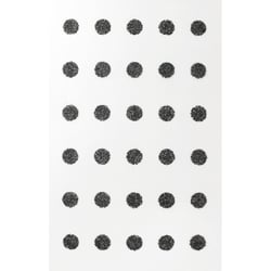 Motif Thermocollant transfert Customisation textile Rond Noir 1 cm