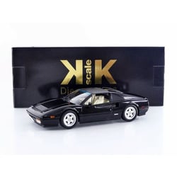 Véhicule miniature de collection - KK SCALE MODELS - Ferrari 328 GTS 1985 - Échelle 1/18 - Noir - Réplique détaillée