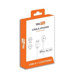 Câble d'alimentation Wefix - 1-16434860 - Blanc - 1 m