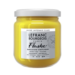 Peinture vinylique - Flashe - Jaune japonais - 183 - Lefranc Bourgeois - 400ml