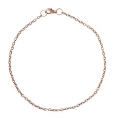 Graine Créative - Chaîne bracelet petite maille bronze ø2mm
