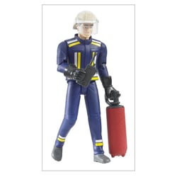 Figurine pompier avec eccessoires